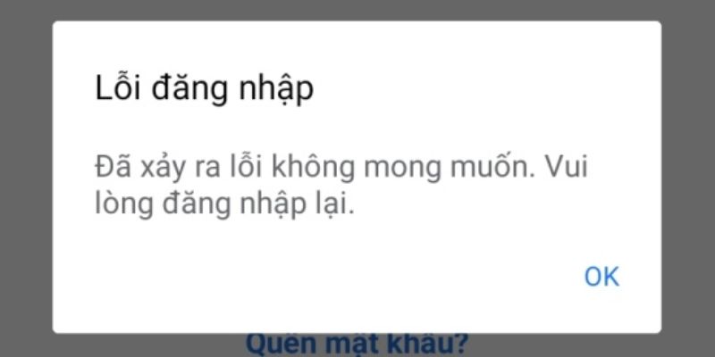 Nguyên nhân khiến đăng nhập KING88 không thành công